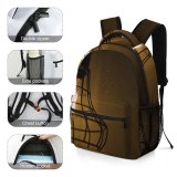 yanfind Children's Backpack Electricity Energy Dark Design Idea Vintage Light Illuminated Bulb Lamp Lantern Preschool Nursery Travel Bag