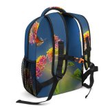 yanfind Children's Backpack Greece Plant Insect Birds Corfu Leaf Invertebrate Flying Wildlife Warm Hummingbird Hawkmoths Preschool Nursery Travel Bag