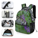 yanfind Children's Backpack Butterfly Insect Invertebrate Birds Monarch Kite Tree Nymph Idea Leuconoe Nymphalidae Rice Preschool Nursery Travel Bag