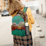 yanfind Children's Backpack Aquarium Underwater Reflection Fish Preschool Nursery Travel Bag
