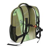 yanfind Children's Backpack Insect Garden Net Winged Insects Dragonflies Damseflies Invertebrate Leaf Macro Preschool Nursery Travel Bag