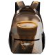 yanfind Children's Backpack  Focus Delicious Espresso Caffeine Depth Sunset Wood Field Table Wooden Sunrise Preschool Nursery Travel Bag