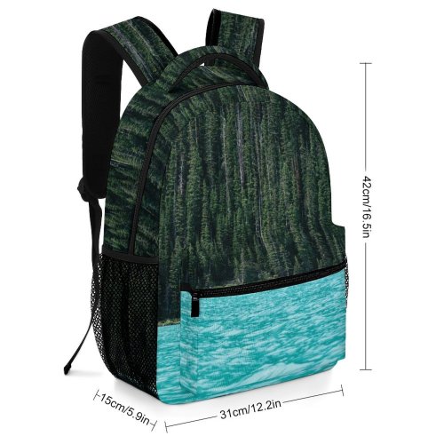 yanfind Children's Backpack Flora  Lake Louise Tree Plant  Free Spruce National Stock Preschool Nursery Travel Bag