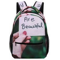 yanfind Children's Backpack  Clear Focus Sticky Blogging Beautiful Information Quote Memo Communication Quotes Media Preschool Nursery Travel Bag