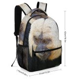 yanfind Children's Backpack Dog Wildlife Free Monkey Wild Wallpapers Faced Primate Baboon Images Pictures Preschool Nursery Travel Bag