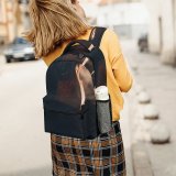 yanfind Children's Backpack  Scary Ominous Dark Plague Cape Top Halloween Horror History Wear Portrait Preschool Nursery Travel Bag