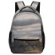 yanfind Children's Backpack Grey Ridge Mount Tamalpais United States Field Grassland Mound Outdoors Cloud Preschool Nursery Travel Bag