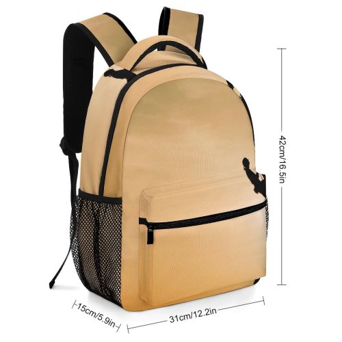 yanfind Children's Backpack Adventure Backlit Challenge Climb Dawn Sunrise Silhouette Determination Effort Climber Rock Courage Preschool Nursery Travel Bag