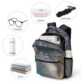 yanfind Children's Backpack Dark Astrology Clouds Evening Milky Space Galaxy Nightsky Cosmos Outdoor Scenic Astronomy Preschool Nursery Travel Bag