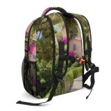 yanfind Children's Backpack Garden Arbour Outdoors Flagstone Avenue Raymond Poincaré Èze France Public Domain Preschool Nursery Travel Bag