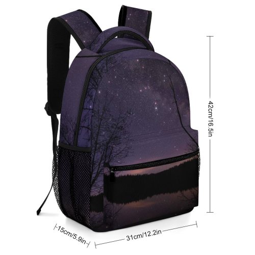 yanfind Children's Backpack Beautiful Scenery Astrophotography Starlight Twinkle Space Starfield Galaxy Cosmos Peaceful Stellar Tranquil Preschool Nursery Travel Bag