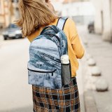 yanfind Children's Backpack Island Gullfoss Pictures Outdoors Stock Grey Snow  Free Preschool Nursery Travel Bag