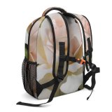 yanfind Children's Backpack Flower Rose  Plant Summer Spring Blush Pretty Macro Upclose Petal Public Preschool Nursery Travel Bag