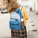 yanfind Children's Backpack Birds  Building Boat Transportation Vehicle Ocean Outdoors Sea Flying Seagull Architecture Preschool Nursery Travel Bag