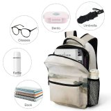 yanfind Children's Backpack Fog Boat Outdoors Mist Transportation Vehicle Building City Urban Landscape Metropolis Town Preschool Nursery Travel Bag