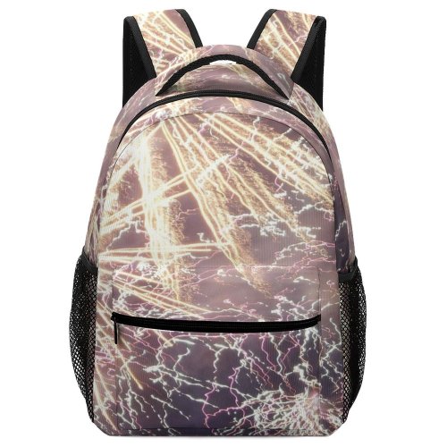 yanfind Children's Backpack Fireworks Sky Midnight Light Night Event Diwali Preschool Nursery Travel Bag