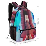 yanfind Children's Backpack  Photo Rocket Visual Design Shining  Illuminated Vacation Depth Creativity Field Preschool Nursery Travel Bag