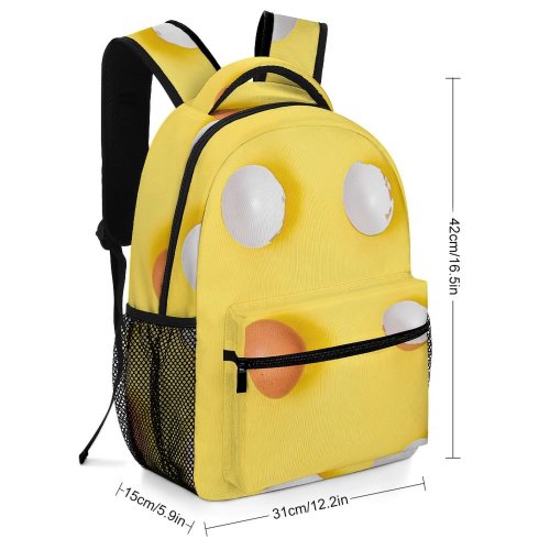 yanfind Children's Backpack Empty Easter Fragile Minimal Unique Broken Eggshells Different Egg Preschool Nursery Travel Bag