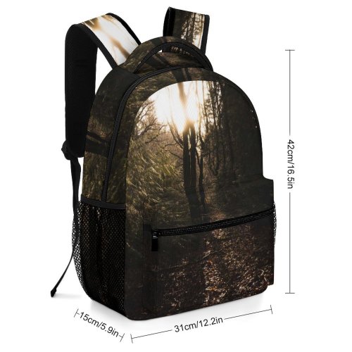 yanfind Children's Backpack  Light Sunlight Plant Vegetation Outdoors Tree Peacful Soothing Dramatic Aesthetic Energy Preschool Nursery Travel Bag