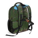 yanfind Children's Backpack Dry Stone Wall Field Boundary Pasture Peak Walk Meadow Hiils Hill Farm Preschool Nursery Travel Bag