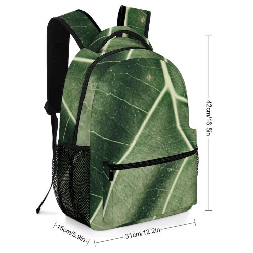 yanfind Children's Backpack Freshness Botanical Outdoor Leaf Outdoors Growth Preschool Nursery Travel Bag