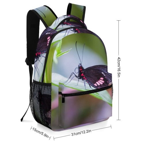 yanfind Children's Backpack Honey Bee Insect Butterfly Plant Invertebrate  Flower Purple Leaf Wing Macro Preschool Nursery Travel Bag