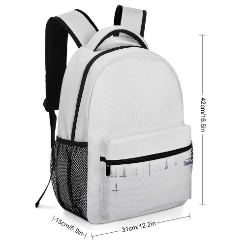 yanfind Children's Backpack Boat Transportation Vehicle Vessel Watercraft Sailboat Barcelona Испания Outdoors Preschool Nursery Travel Bag