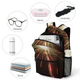 yanfind Children's Backpack Fireworks Chinese Year Diwali Midnight Light Event Year's Eve Fte Festival Preschool Nursery Travel Bag