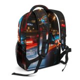 yanfind Children's Backpack Drive Street City Time Guidance Hurry Lights Illuminated Downtown Lapse Fast Preschool Nursery Travel Bag