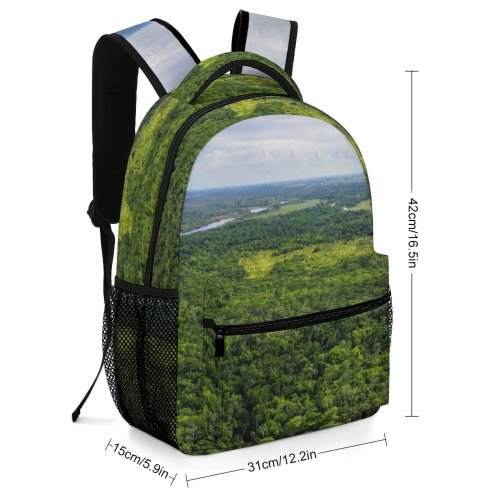 yanfind Children's Backpack Landscape Countryside Plant Domain Pictures Outdoors Jungle Tree Vegetation Belize Grass Preschool Nursery Travel Bag