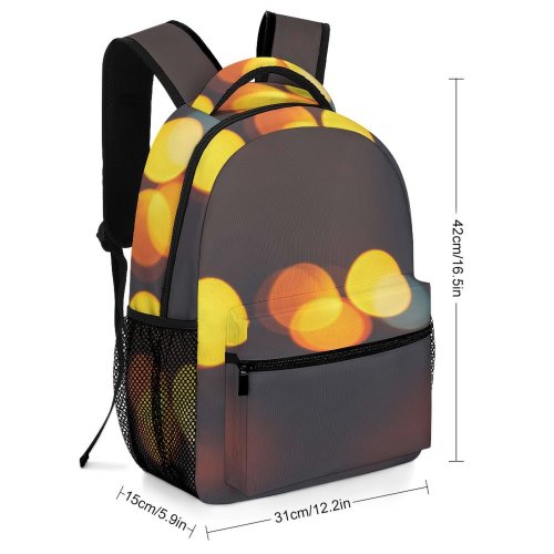 yanfind Children's Backpack  Light Sunlight Outdoors Bokeh Infinit Reflection Flares Preschool Nursery Travel Bag