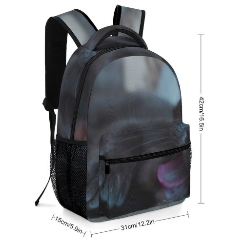 yanfind Children's Backpack Yawning Cute Cat Sleepy Adorable Pet Preschool Nursery Travel Bag