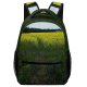 yanfind Children's Backpack Landscape Rural Building Countryside Plant Domain Pasture Farm Pictures Grassland Outdoors Preschool Nursery Travel Bag