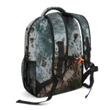 yanfind Children's Backpack Invertebrate Rock Berembang Insect Pictures Islands Banyan Outdoors Stock Fish Grey Preschool Nursery Travel Bag