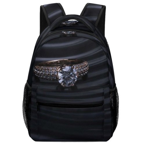yanfind Children's Backpack Focus Dark Design Engagement Precious Still Jewellery Expensive Wedding Band Jewelry Preschool Nursery Travel Bag