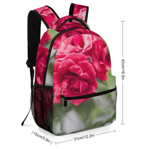 yanfind Children's Backpack  Flower Geranium Plant Rose Petal Preschool Nursery Travel Bag
