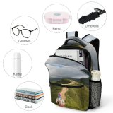 yanfind Children's Backpack Beautiful Scenery Clouds Grass Adventure Landscape Daylight Hike Hill Travel Leisure Outdoors Preschool Nursery Travel Bag
