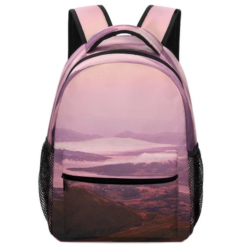 yanfind Children's Backpack Landscape Sunrise Countryside Pictures Italia Outdoors Amatrice Panorama Cima Preschool Nursery Travel Bag