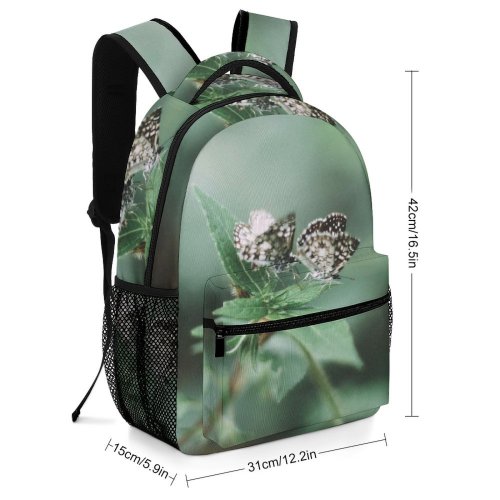 yanfind Children's Backpack Butterfly Insect Invertebrate Araguaína Brazil Moth Plant Leaf Planter Flora Herbs Jar Preschool Nursery Travel Bag