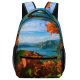 yanfind Children's Backpack Coast City Sleeping Scenery Tree Plant Leaf Philippines Island Ocean Shoreline Preschool Nursery Travel Bag