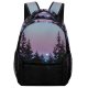 yanfind Children's Backpack Abies Pine Plant Woodland Forest Spruce  Pictures Outdoors Grey Tree Preschool Nursery Travel Bag