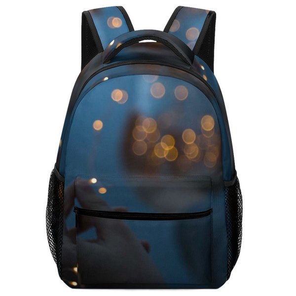 yanfind Children's Backpack  Girl Magic Dark Design Illuminated Lights Jar Portable Hands Depth Touch Preschool Nursery Travel Bag