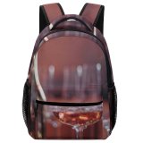 yanfind Children's Backpack  Focus Dinner Depth Liquor Romantic Field Pouring Alcohol Vodka Champagne Alcoholic Preschool Nursery Travel Bag