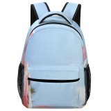 yanfind Children's Backpack Building Architecture Spain HQ City Pastel Summer Aesthetic Wall Urban Travel Housing Preschool Nursery Travel Bag