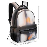 yanfind Children's Backpack  Focus  Field Ripple Drop Reflection Depth Preschool Nursery Travel Bag