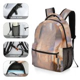 yanfind Children's Backpack Crystals Table Room Shapes Healing Preschool Nursery Travel Bag