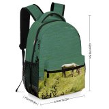 yanfind Children's Backpack Field Grassland Outdoors Countryside Farm Grazing Meadow Pasture Ranch Rural Horse Land Preschool Nursery Travel Bag