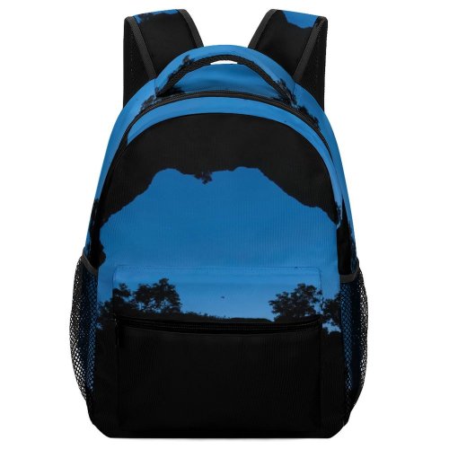 yanfind Children's Backpack Cave Montségur France Hole Silhouette Birds Sky Outdoors Public Domain Preschool Nursery Travel Bag