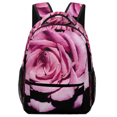 yanfind Children's Backpack Flower Rose  Flora Plant Petal Mooroopna Australia Detail Purple Lilac Carnation Preschool Nursery Travel Bag