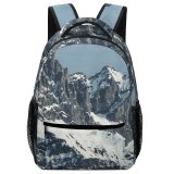 yanfind Children's Backpack Landscape Peak Creative Slope Pictures Quiet Outdoors Austria Grey Snow Tree Preschool Nursery Travel Bag